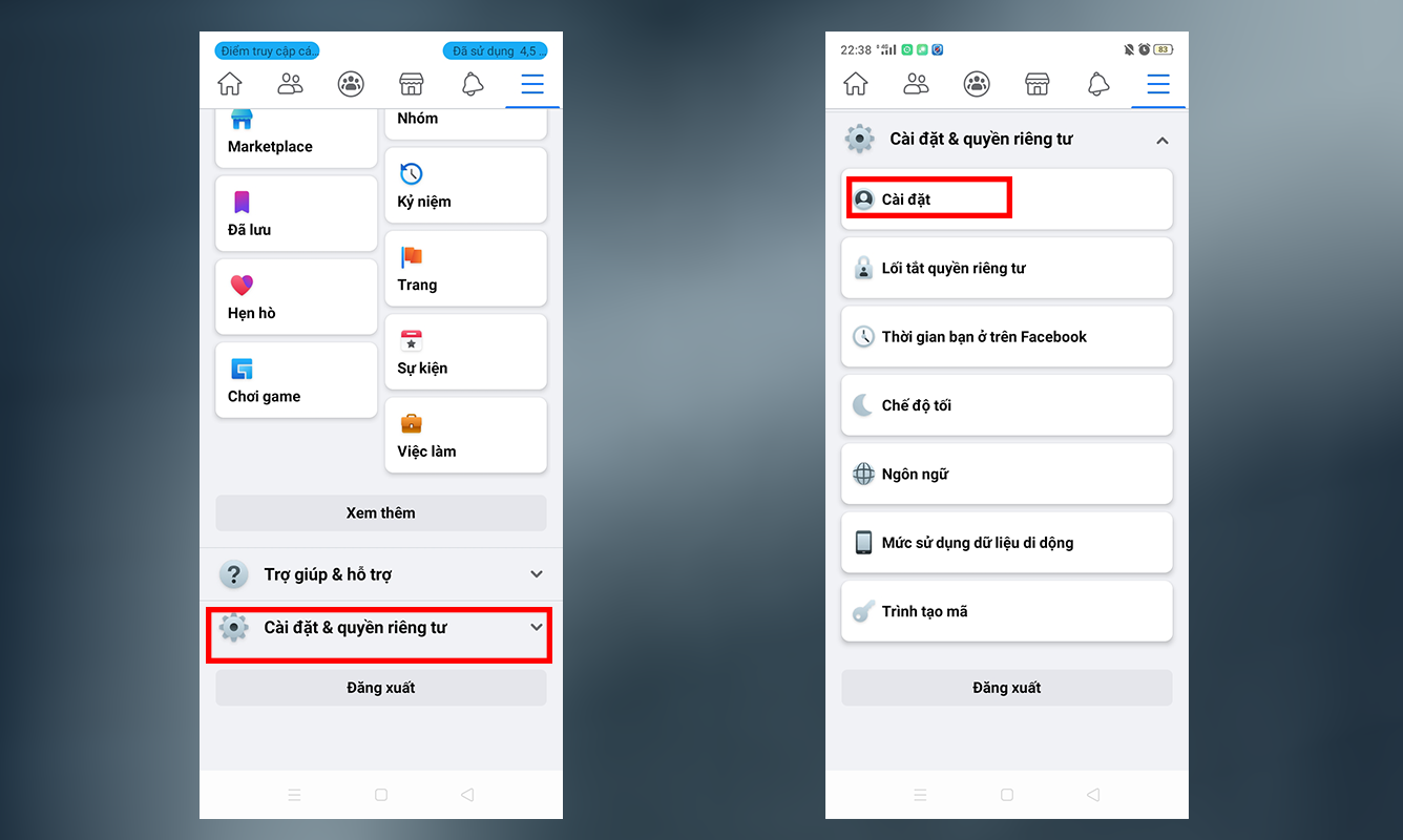 Cách ẩn lượt Like trên Facebook bước 2 Cách ẩn lượt Like trên Facebook bước 2