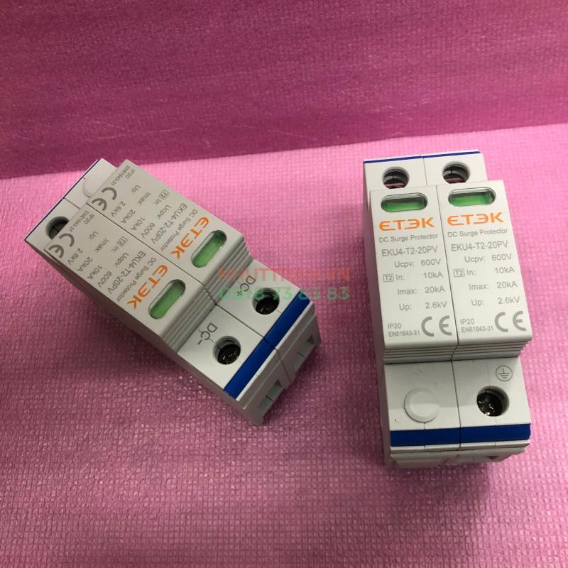 Thiết Bị Chống Sét DC ETEK – Bảo Vệ Tối Ưu Cho Hệ Thống Năng Lượng Mặt Trời và DC