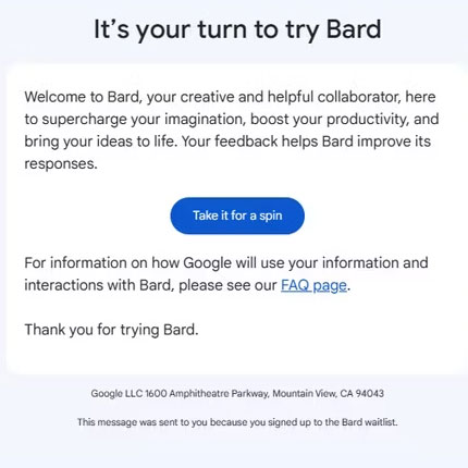 Cách tham gia danh sách chờ để dùng thử Bard
