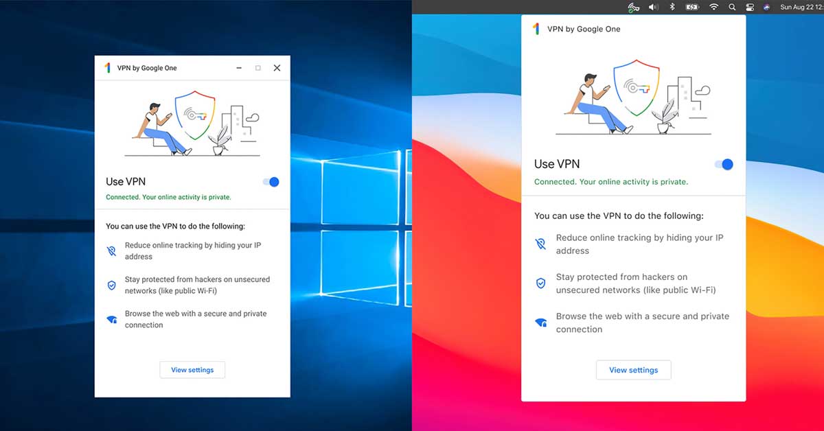 Google One chính thức cung cấp dịch vụ VPN