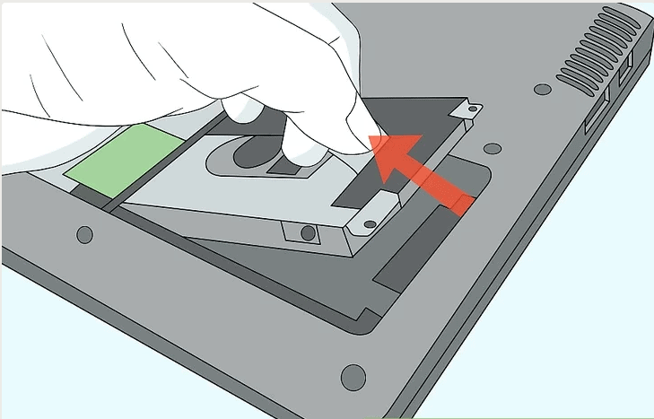 Tháo rời những phần cứng nếu cần thiết