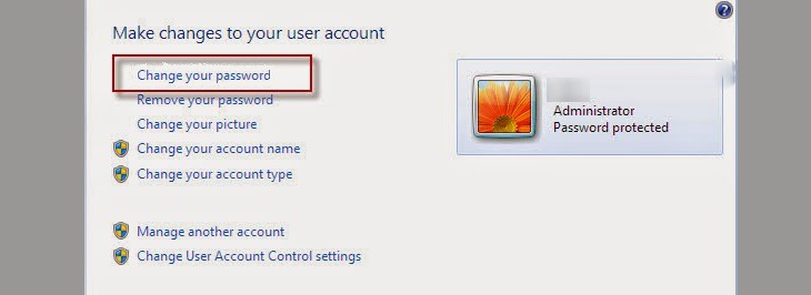 Cách đội mật khẩu cho máy tính Win 7 + Bước 4
