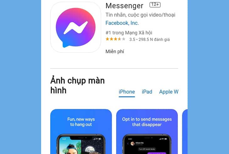 Tải ứng dụng messenger
