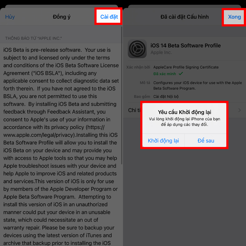 Cập nhật iOS 14.5 Beta 3 bước 3 Cập nhật iOS 14.5 Beta 3 bước 3