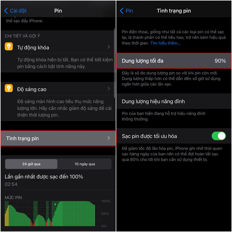 Tiết kiệm pin iPhone