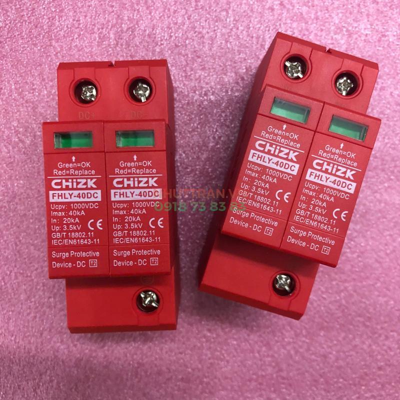 Chống sét DC  CHIZK 40kA 2P