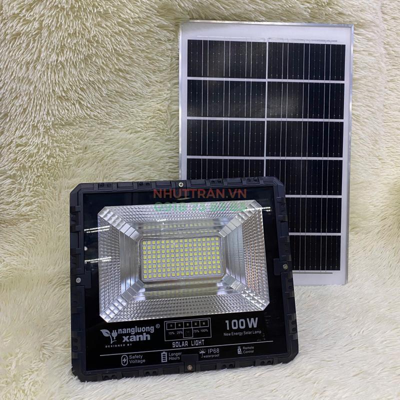 Đèn Pha Năng Lượng Mặt Trời LED 100W – Ánh Sáng Mạnh Mẽ, Tiết Kiệm Điện Năng