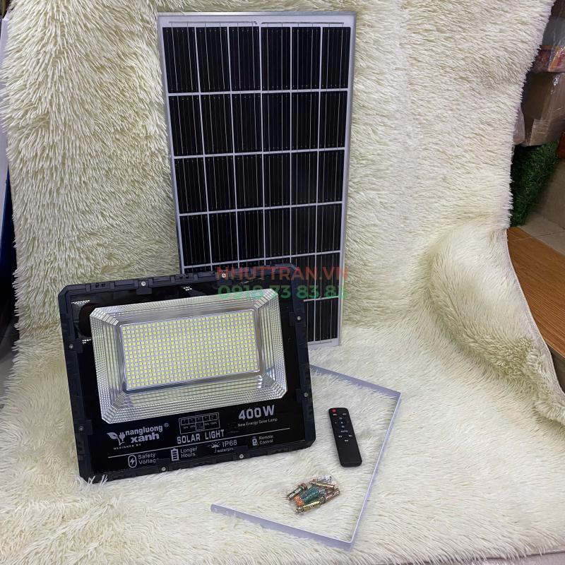 Đèn Pha Năng Lượng Mặt Trời 400W | Đèn LED Siêu Sáng, Công Suất Lớn Chuẩn IP68