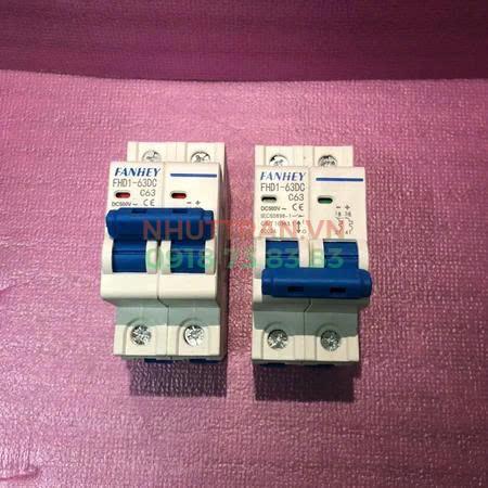 MCB DC, CB DC, APTOMAT DC FANHEY 2P 63A