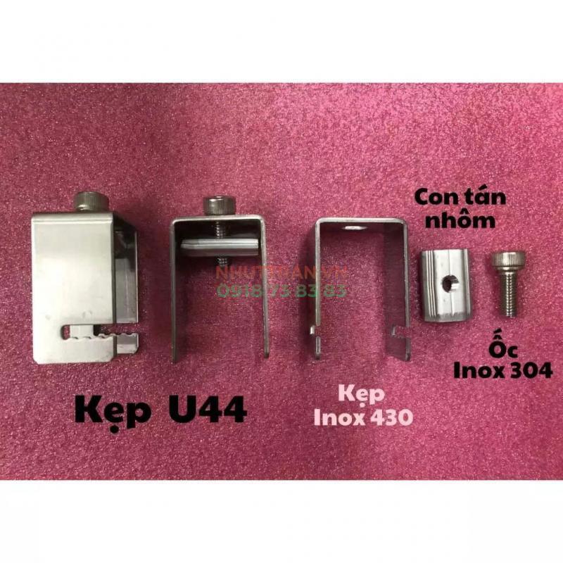 Kẹp U dưới Tấm pin Năng Lượng Mặt Trời U44 loại Inox 430