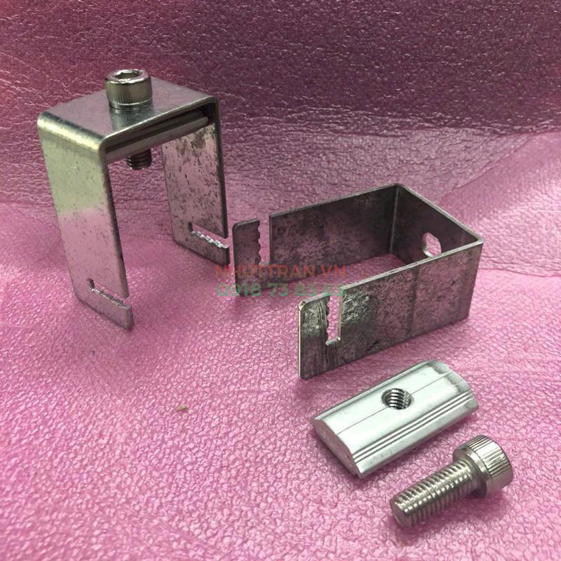 Kẹp U dưới Tấm pin Năng Lượng Mặt Trời U44 loại kẽm Kẹp U dưới Tấm pin Năng Lượng Mặt Trời U44 loại kẽm