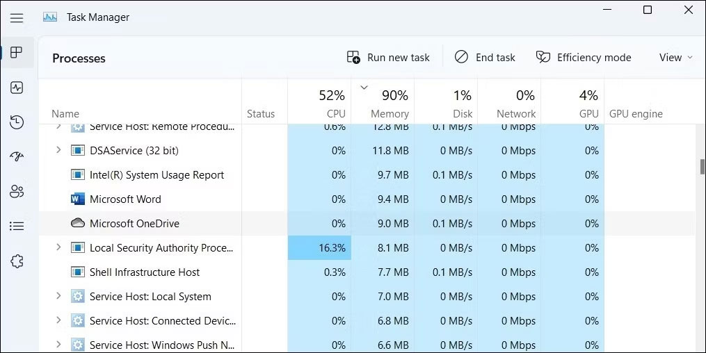 Đóng chương trình bằng Task Manager Đóng chương trình bằng Task Manager