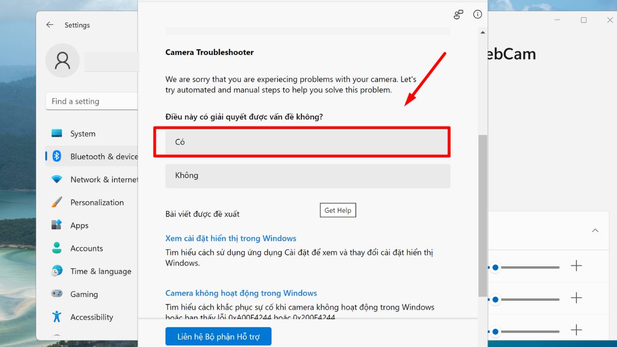 Bước 5: Sau đó, bạn click tiếp vào mục tùy chọn Troubleshoot.