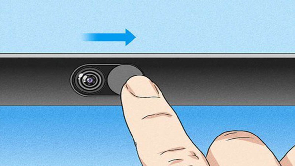 Cách sửa lỗi camera laptop -  Kiểm tra nút vật lý/màn trập để sửa camera laptop