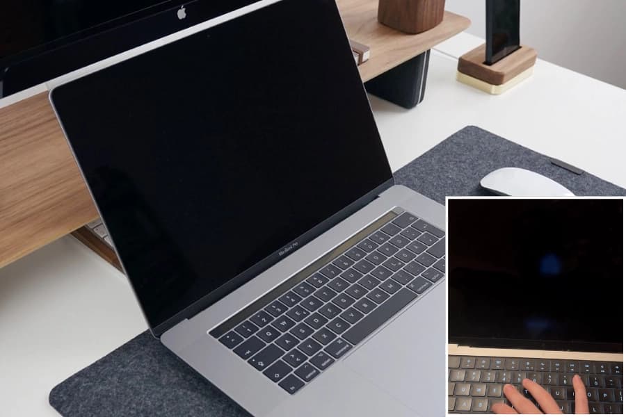 Lỗi màn hình Macbook tối đen