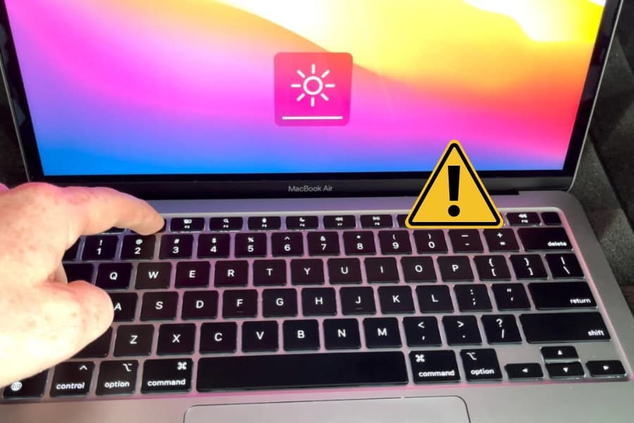 Màn hình Macbook không tùy chỉnh được độ sáng