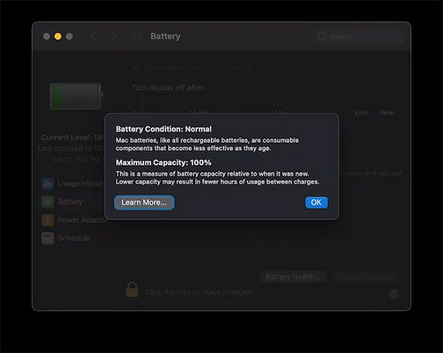 Pin MacBook bị lỗi Pin MacBook bị lỗi