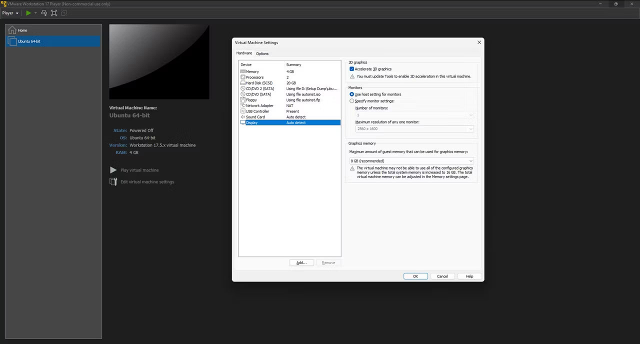 VMware Workstation Player
