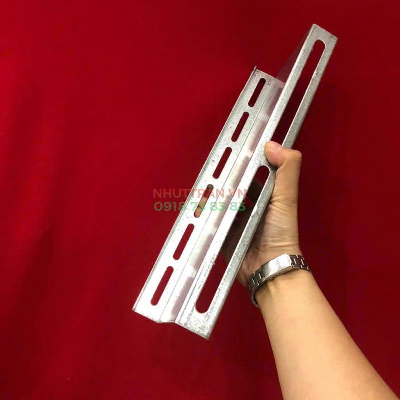 Pát Z 10x30x0.15cm loại KẼM lắp tấm pin năng lượng mặt trời