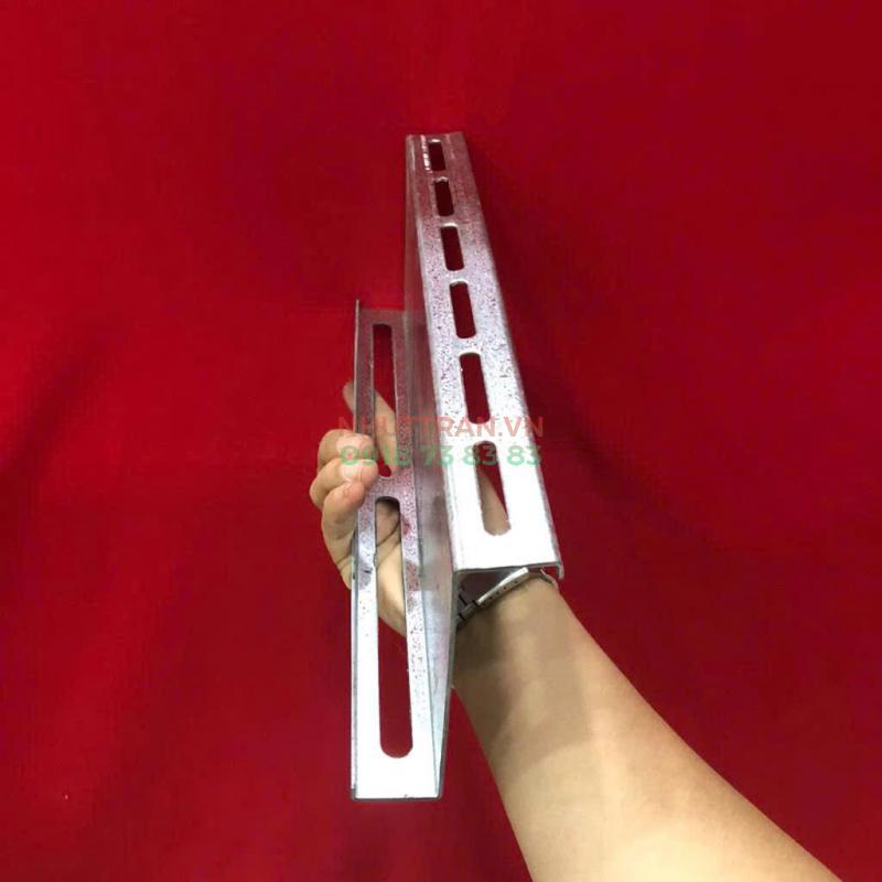 Pát Z 10x30x0.15cm loại KẼM lắp tấm pin năng lượng mặt trời