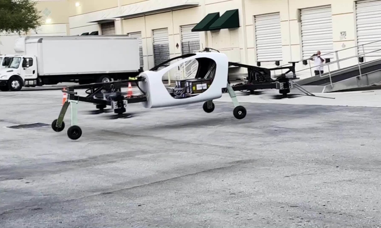 Mô phỏng xe bay Doroni H1 khi đi vào hoạt động