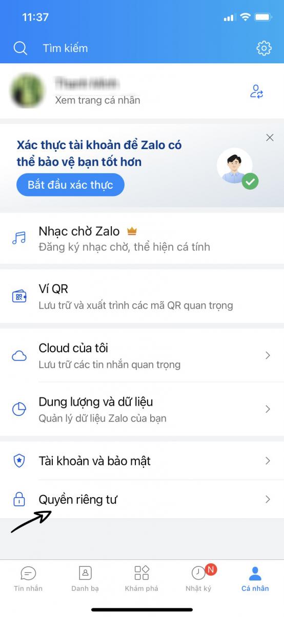 Cách tắt thông báo sinh nhật trên Zalo của chính bạn Cách tắt thông báo sinh nhật trên Zalo của chính bạn