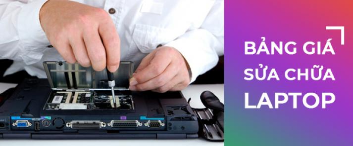 Bảng giá sửa Laptop Cần Thơ 