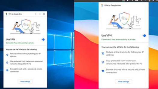 Google One đã có ứng dụng trên Windows và MacOS tích hợp VPN – chưa dùng được ở Việt Nam