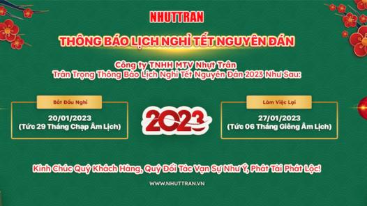 Thông Báo Nghỉ Tết Nguyên Đán 