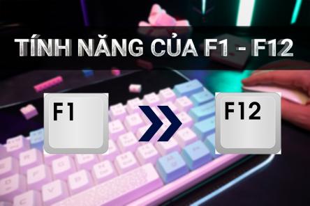 Vì Sao Bàn Phím Có Các Phím Chức Năng Từ F1 Đến F12?