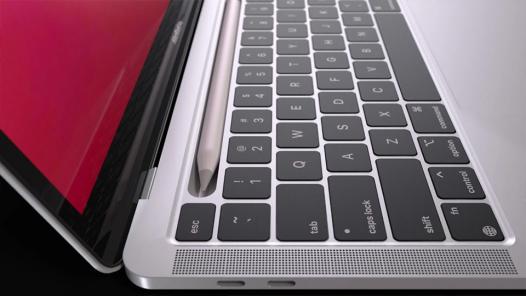 Xuất hiện concept MacBook Pro có Touch Bar được thay thế bằng Pencil dock
