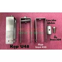 Kẹp U dưới Tấm pin Năng Lượng Mặt Trời U48 loại Inox 430