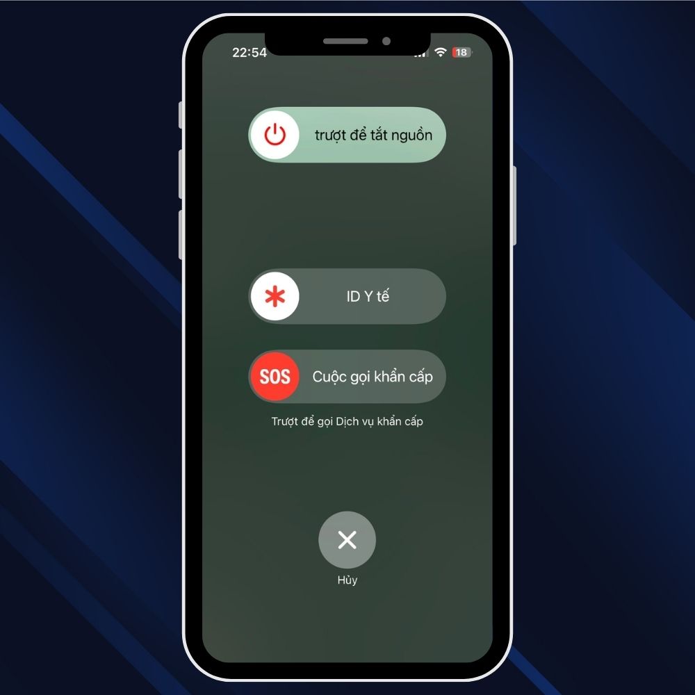 Khởi động (Restart) lại iPhone 