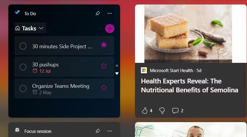 Widget Microsoft To Do Windows 11