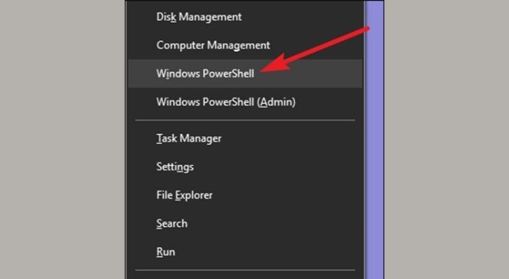Kiểm tra bằng Powershell