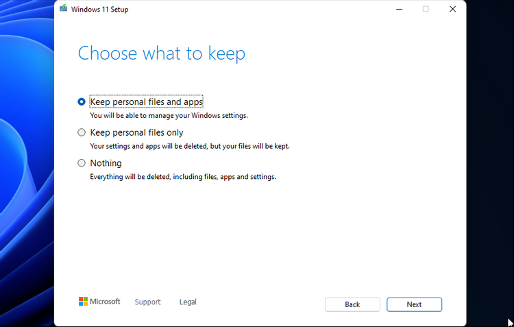 Cách cài đặt lại Windows 11 mà không cần xóa ứng dụng (2)