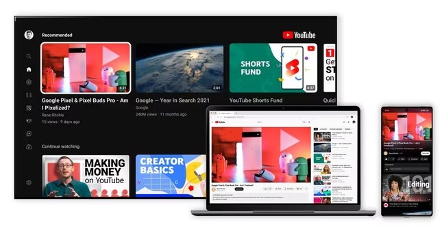 YouTube cập nhật giao diện mới giúp tăng trải nghiệm xem, có dark mode cho mọi nền tảng