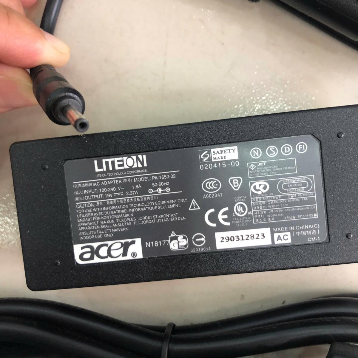 Sạc Acer 19V-3.42A 65W Zin
